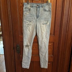 American Eagle Curvy super Hi-Rise jeggings